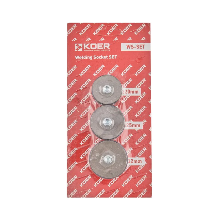 Комплект насадок KOER WS-SET для паяльника PPR (кол. синій) 20мм,25мм,32мм (KR5821) Комплект насадок KOER WS-SET для паяльника PPR (кол. синій) 20мм,25мм,32мм (KR5821)