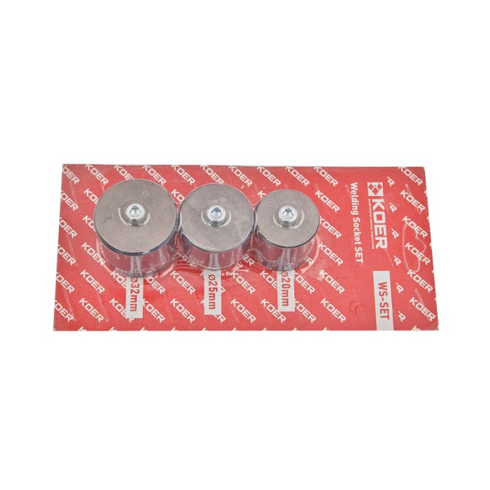 Комплект насадок KOER WS-SET для паяльника PPR (кол. синій) 20мм,25мм,32мм (KR5821) Комплект насадок KOER WS-SET для паяльника PPR (кол. синій) 20мм,25мм,32мм (KR5821)