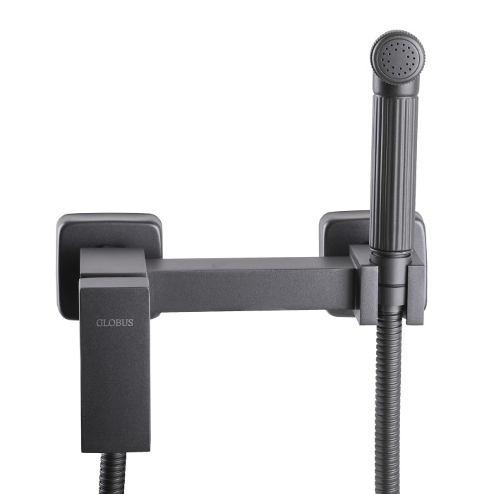 Змішувач гігієнічний Globus Lux Niagara GLN-5-106MIX-Graphite Змішувач гігієнічний Globus Lux Niagara GLN-5-106MIX-Graphite