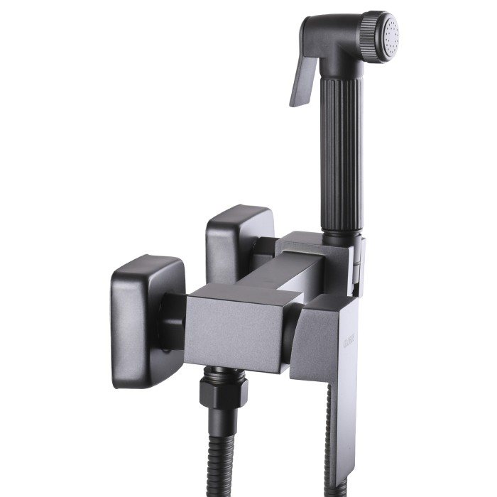 Змішувач гігієнічний Globus Lux Niagara GLN-5-106MIX-Graphite Змішувач гігієнічний Globus Lux Niagara GLN-5-106MIX-Graphite