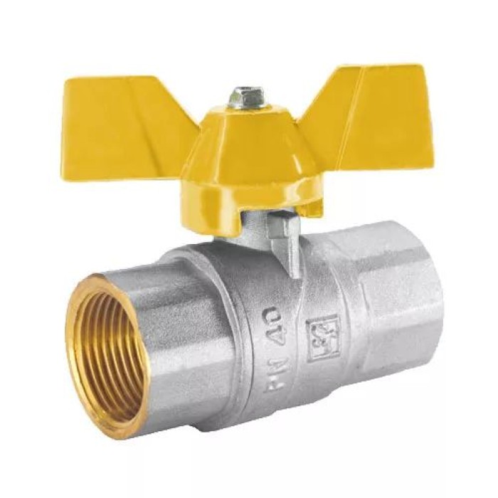 Кран кульовий STA 1/2" ВВ (ЖОВТИЙ МЕТЕЛИК) НІК. {150/15} Кран кульовий STA 1/2" ВВ (ЖОВТИЙ МЕТЕЛИК) НІК. {150/15}