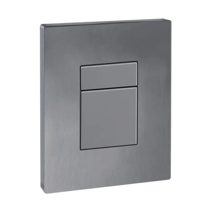 Панель змиву Koer KT-0607-07 157x198x10mm пластикова, кнопка квадратна (колір графіт) (KR5345) Панель змиву Koer KT-0607-07 157x198x10mm пластикова, кнопка квадратна (колір графіт) (KR5345)