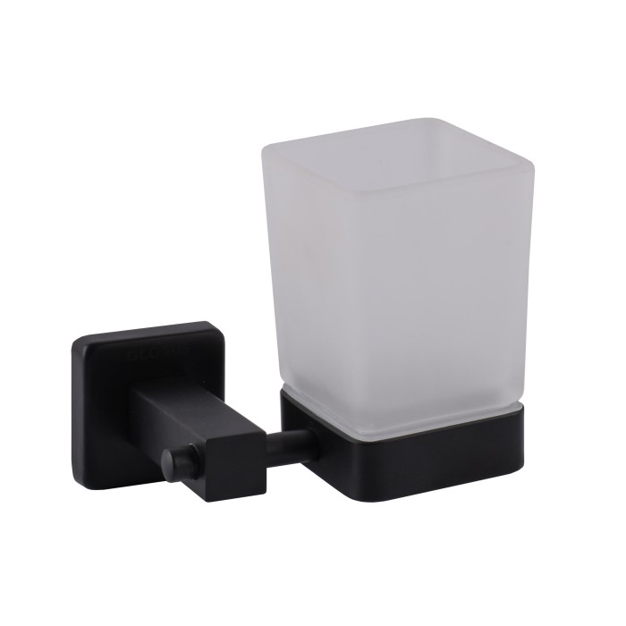 Стакан одинарний Globus Lux BQ9409 чорний матовий SUS304 Стакан одинарний Globus Lux BQ9409 чорний матовий SUS304