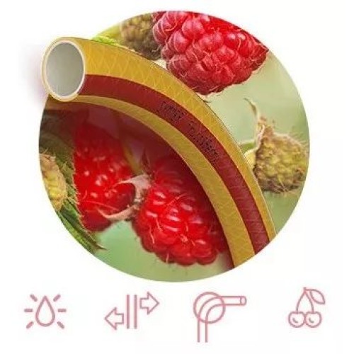 Шланг FRUIT+BERRY Ø 3/4" 20м, 3х сл. (жовтий з червоною смугою) (кратно 20м) {20}
