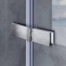 Шторки скляні на ванну Koer SR BS05-90x140-TR-01 прозоре скло Easy Clean 6мм, хром (KR5372)