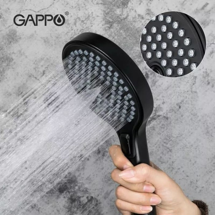 Душова лійка GAPPO G004, 3-режим, чорний Душова лійка GAPPO G004, 3-режим, чорний