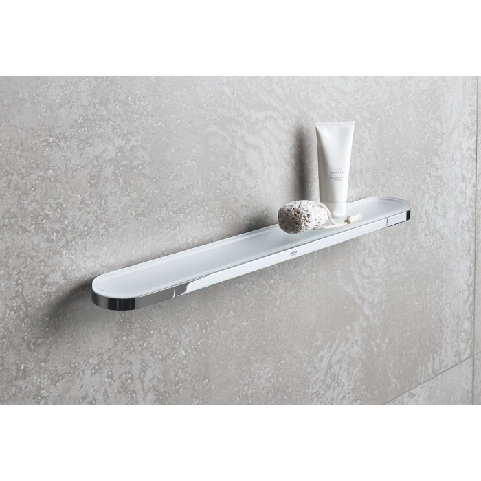 Полиця для ванної кімнати скляна Grohe Selection (41057000) Полиця для ванної кімнати скляна Grohe Selection (41057000)