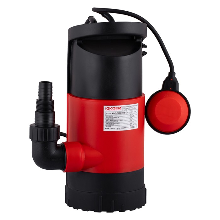 Дренажний насос Koer KDP-750 COMBI (KP2973) Дренажний насос Koer KDP-750 COMBI (KP2973)