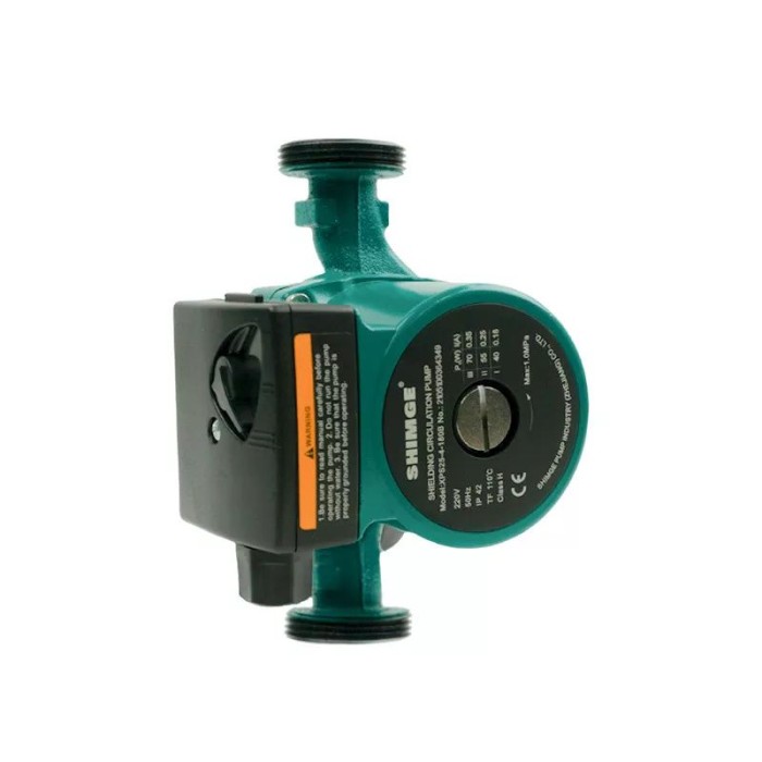 Насос циркуляційний SHIMGE XPS 25-8-180B, Qmax=5,5м³ Насос циркуляційний SHIMGE XPS 25-8-180B, Qmax=5,5м³