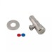 Кран приладовий WEZER SOL21A-15 1/2"x1/2" нержавіюча сталь