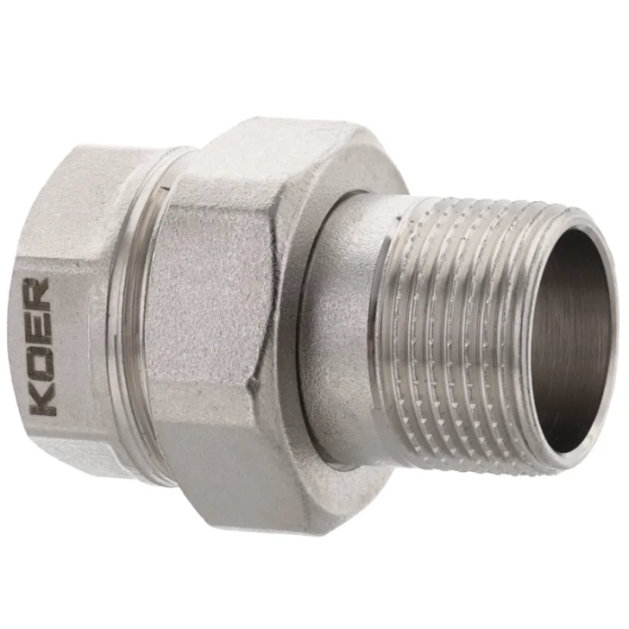 Згін американка 1/2 "прямий Koer KR.341 (KR0131) Згін американка 1/2 "прямий Koer KR.341 (KR0131)