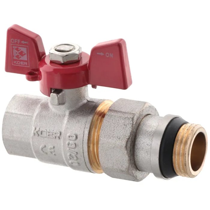 Кран з американкою 1/2" "антіпротечка" (Koer KR.227-Gi) (KR0189) Кран з американкою 1/2" "антіпротечка" (Koer KR.227-Gi) (KR0189)