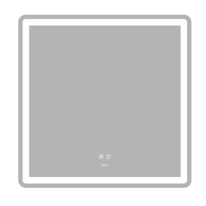 Дзеркало Zerix Mirra MR05-80x80 з LED Touch, Anti-fog, димером, регулятором яскравості (ZX6058) Дзеркало Zerix Mirra MR05-80x80 з LED Touch, Anti-fog, димером, регулятором яскравості (ZX6058)