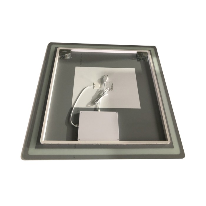 Дзеркало Zerix Mirra MR05-80x80 з LED Touch, Anti-fog, димером, регулятором яскравості (ZX6058) Дзеркало Zerix Mirra MR05-80x80 з LED Touch, Anti-fog, димером, регулятором яскравості (ZX6058)