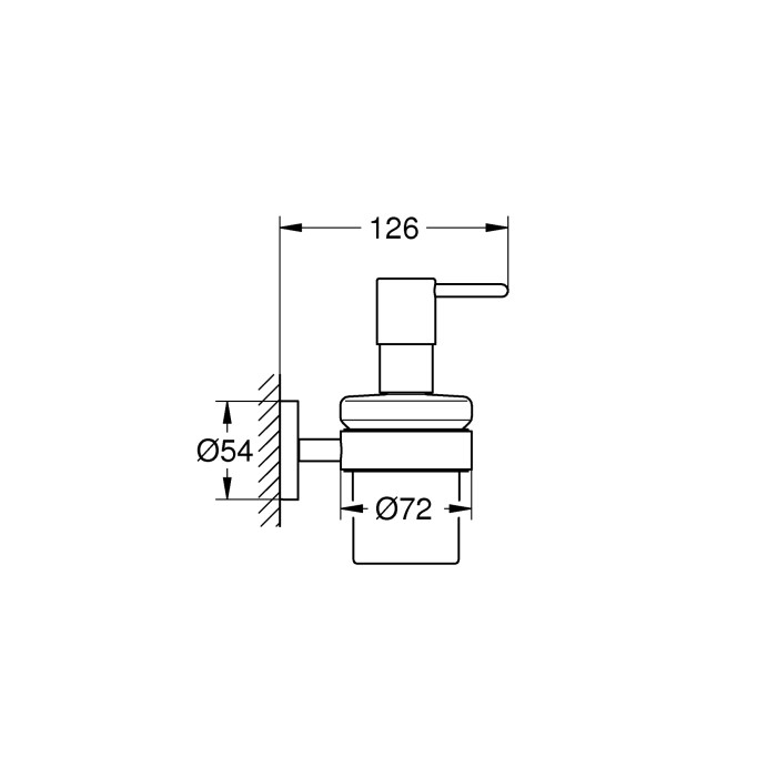 Дозатор рідкого мила Grohe Essentials New (40448001) Дозатор рідкого мила Grohe Essentials New (40448001)