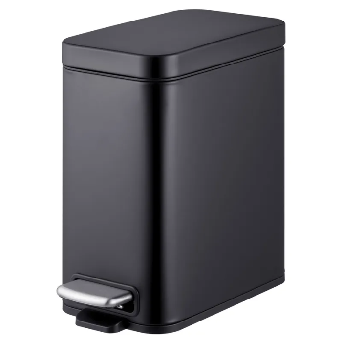 Відро для сміття з плавним закриттям прямокутне Mixxus Premium Quadro-TC0105 Black 5 л колір чорний (MI7061) Відро для сміття з плавним закриттям прямокутне Mixxus Premium Quadro-TC0105 Black 5 л колір чорний (MI7061)