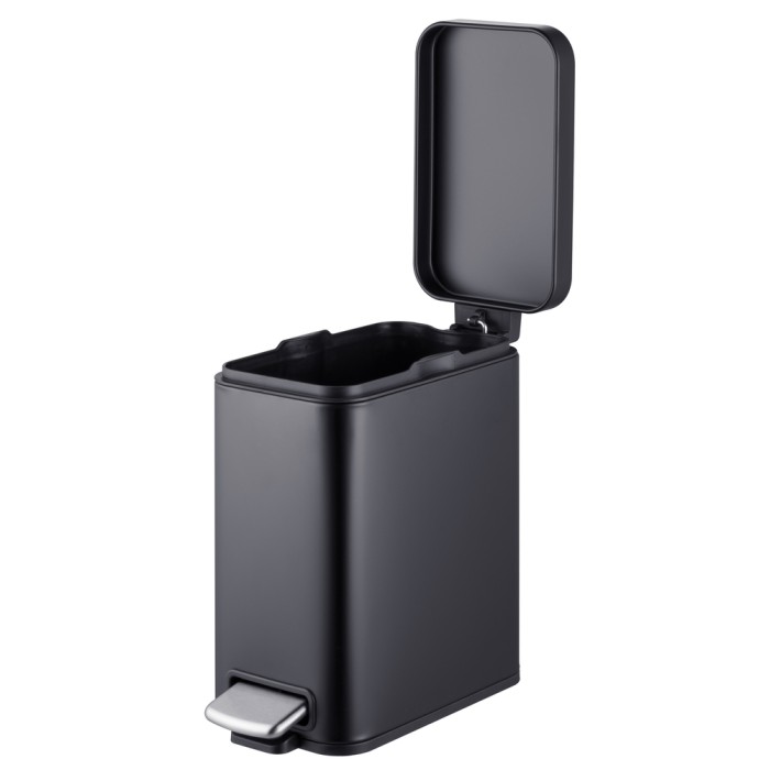 Відро для сміття з плавним закриттям прямокутне Mixxus Premium Quadro-TC0105 Black 5 л колір чорний (MI7061) Відро для сміття з плавним закриттям прямокутне Mixxus Premium Quadro-TC0105 Black 5 л колір чорний (MI7061)