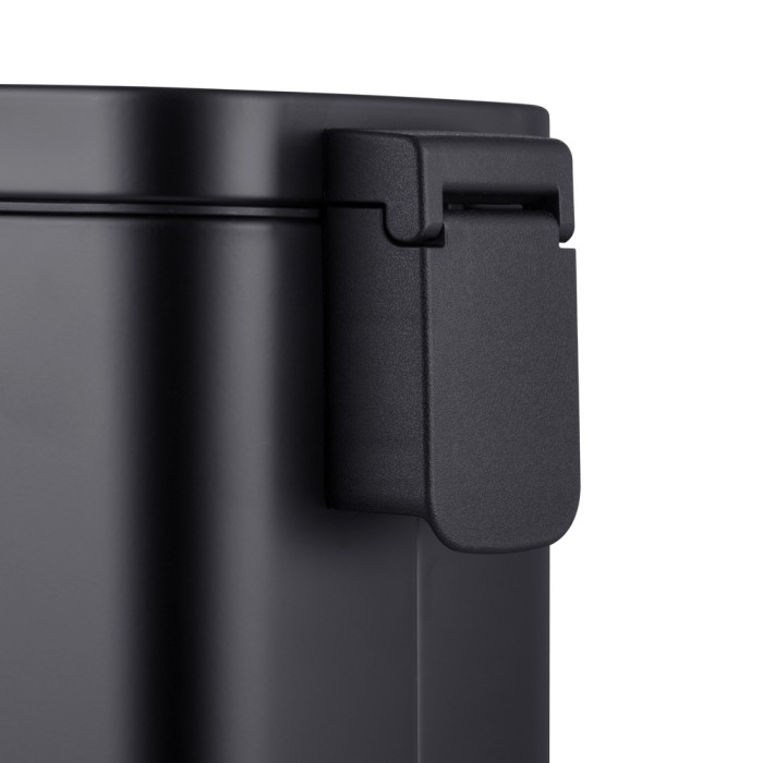 Відро для сміття з плавним закриттям прямокутне Mixxus Premium Quadro-TC0105 Black 5 л колір чорний (MI7061) Відро для сміття з плавним закриттям прямокутне Mixxus Premium Quadro-TC0105 Black 5 л колір чорний (MI7061)