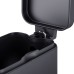 Відро для сміття з плавним закриттям прямокутне Mixxus Premium Quadro-TC0105 Black 5 л колір чорний (MI7061)
