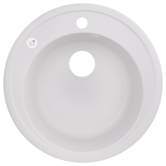 Кухонна мийка Lidz D510/200 WHI-01 (LIDZWHI01D510200) Кухонна мийка Lidz D510/200 WHI-01 (LIDZWHI01D510200)