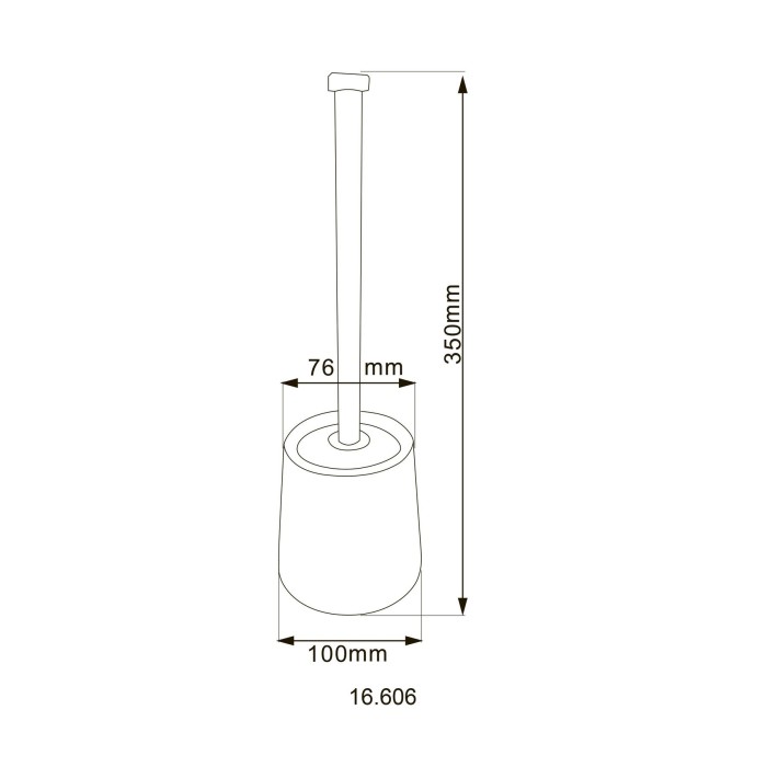 Йоржик підлоговий HOTEC 16.606 Stainless Steel Йоржик підлоговий HOTEC 16.606 Stainless Steel