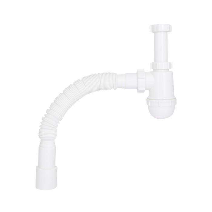 Сифон для раковини Lidz (WHI) 60 08 E003 00 (вихід 50 мм) без випуска Сифон для раковини Lidz (WHI) 60 08 E003 00 (вихід 50 мм) без випуска
