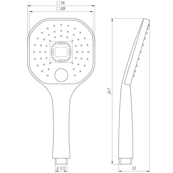 Душова лійка Globus Lux NS-003-BB Душова лійка Globus Lux NS-003-BB