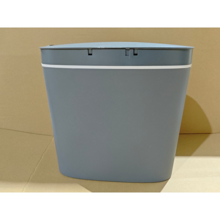 Відро для сміття сенсорне овальне Mixxus Flat-TC0109 Graphite 9 л колір графіт (MI7075)
