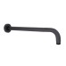 Кронштейн для верхнього душу Qtap Trubice 370 мм округлий QTTRU120BLM45927 Black Matt