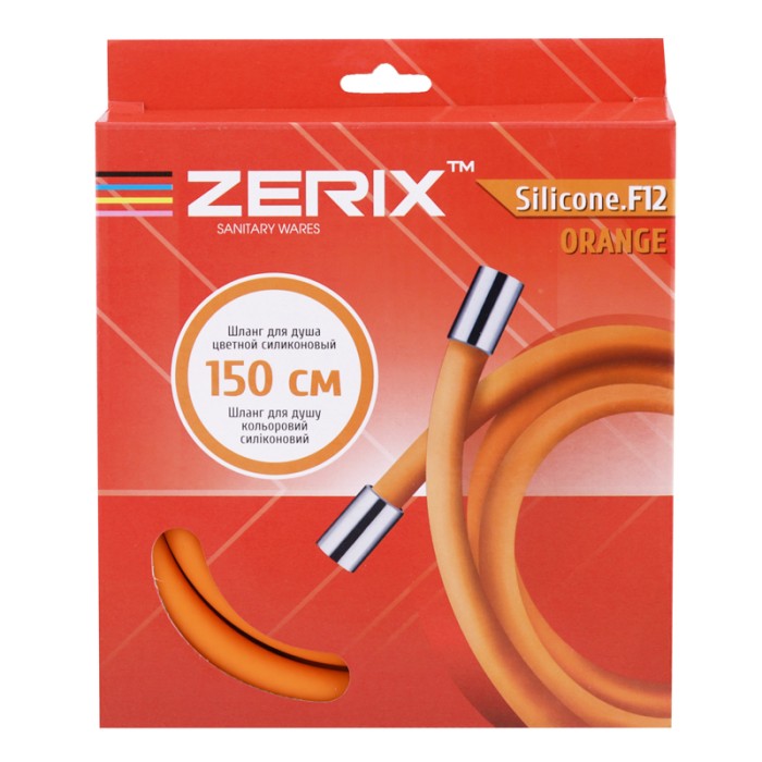 Шланг силіконовий Zerix F12 Orange (150 см) (ZX3000) Шланг силіконовий Zerix F12 Orange (150 см) (ZX3000)