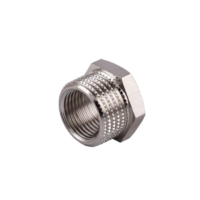 Футорка 1/2″х3/8″ЗВ нікельована NF323S OPTIMUM Футорка 1/2″х3/8″ЗВ нікельована NF323S OPTIMUM