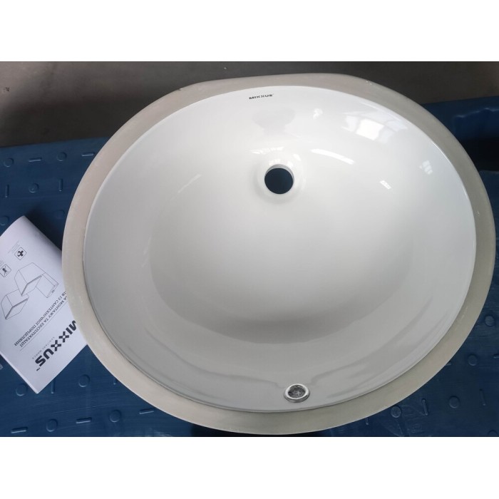 Раковина врізна під стільницю MIXXUS PREMIUM TOPPER-1701 495х405х205mm з переливом (MP6568)