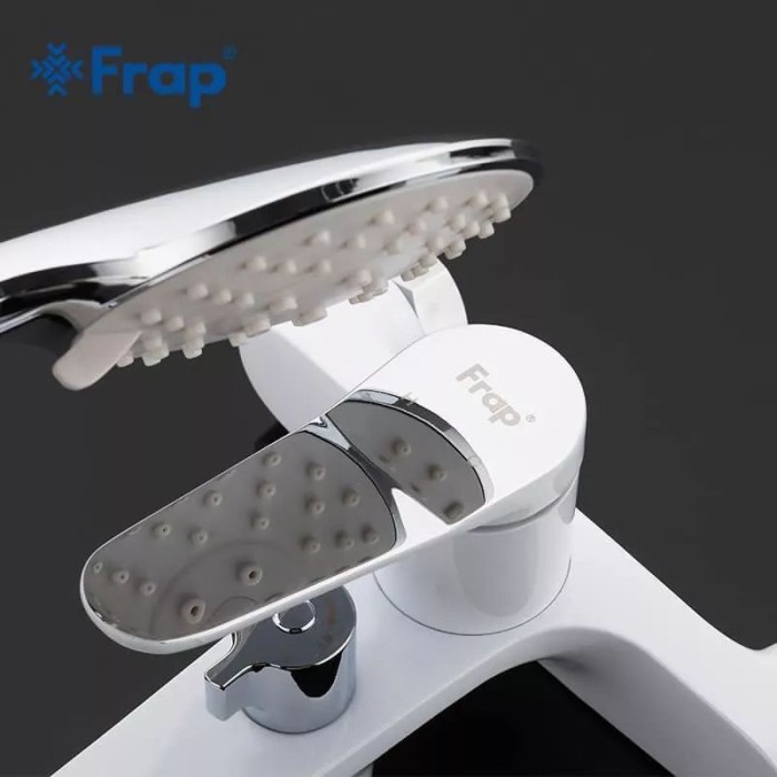 Змішувач для ванни Frap F3245, білий/хром Змішувач для ванни Frap F3245, білий/хром