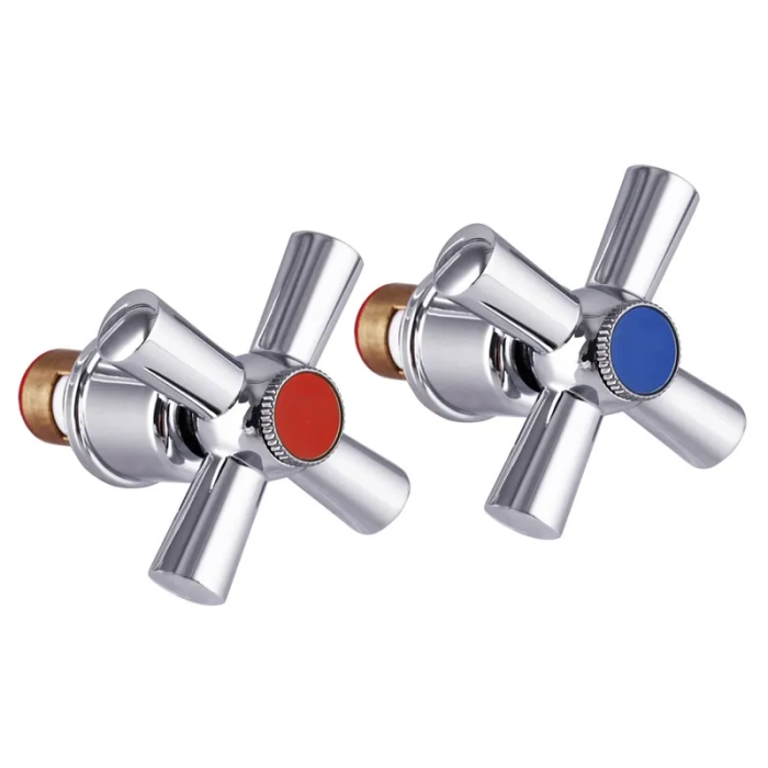 Ручки для змішувача Mixxus Handles SET-A722 (з кранбуксами, пара) кераміка (MI6939) Ручки для змішувача Mixxus Handles SET-A722 (з кранбуксами, пара) кераміка (MI6939)