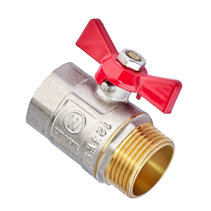 Кран кульовий Waterpro WP607-25FMW - 1" ГШМ (сталевий метелик) (WP3295) Кран кульовий Waterpro WP607-25FMW - 1" ГШМ (сталевий метелик) (WP3295)