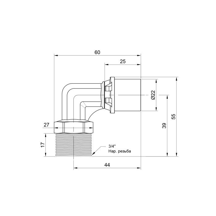 Кутик прес Icma 20х3/4" ЗР №404 Кутик прес Icma 20х3/4" ЗР №404