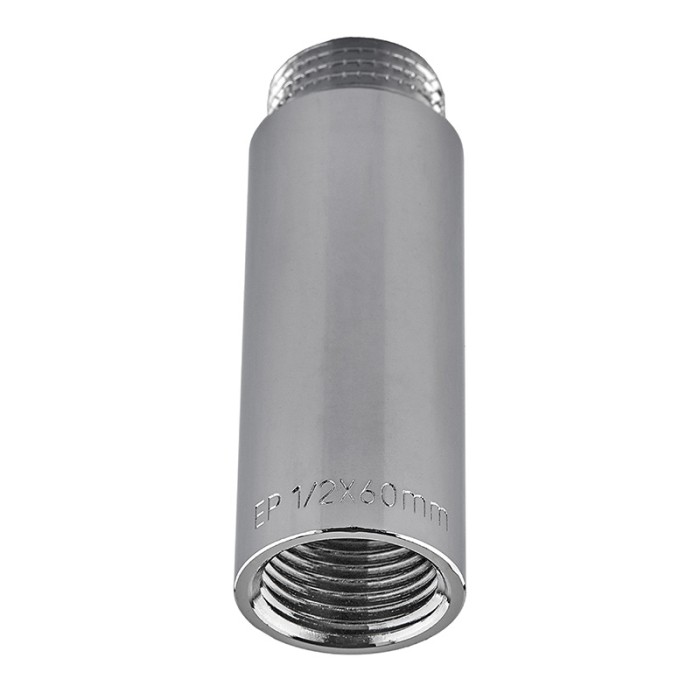 Подовжувач Europroduct EP.E060.Chr - 1/2"MF-60мм хром (EP6128) Подовжувач Europroduct EP.E060.Chr - 1/2"MF-60мм хром (EP6128)