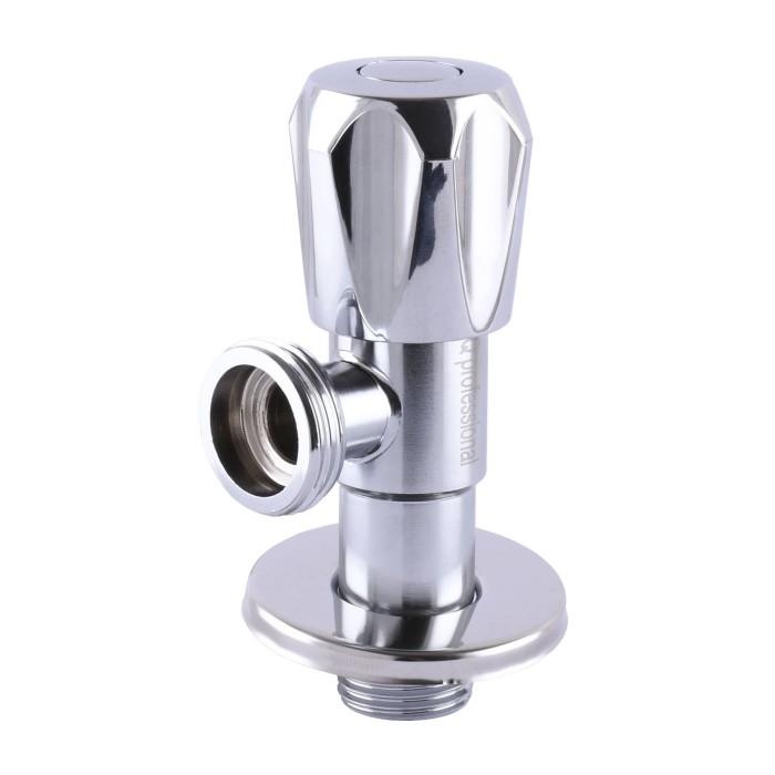 Кран вентильний кутовий Professional 1/2″X3/4″ NV-QP999 Кран вентильний кутовий Professional 1/2″X3/4″ NV-QP999