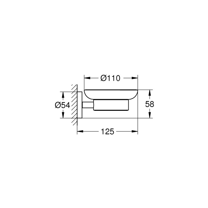 Мильниця Grohe Essentials New (40368001) Мильниця Grohe Essentials New (40368001)