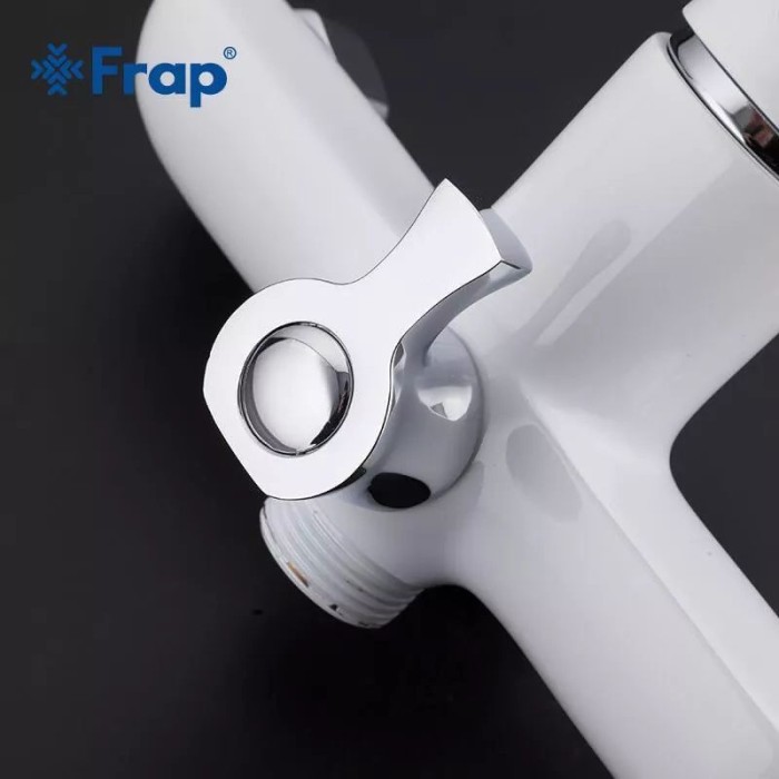 Змішувач для ванни Frap F2231, білий/хром Змішувач для ванни Frap F2231, білий/хром