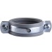 Хомут в зборi CR  1 1/2″ (47-53мм) з гвинтом-шурупом 8*100 та дюбелем в уп., сірий