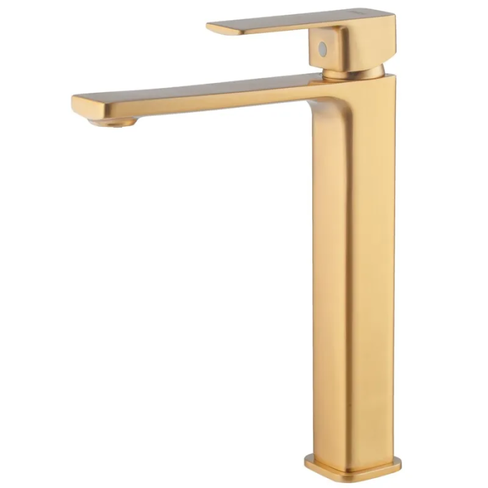 Змішувач для умивальника високий Haiba KUBUS 001 (HIGH) BRUSHED GOLD (HB9623) Змішувач для умивальника високий Haiba KUBUS 001 (HIGH) BRUSHED GOLD (HB9623)