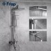 Душева система Frap F2460, поворотний вилив - перемикач на лійку/душ, 1 режим, хром