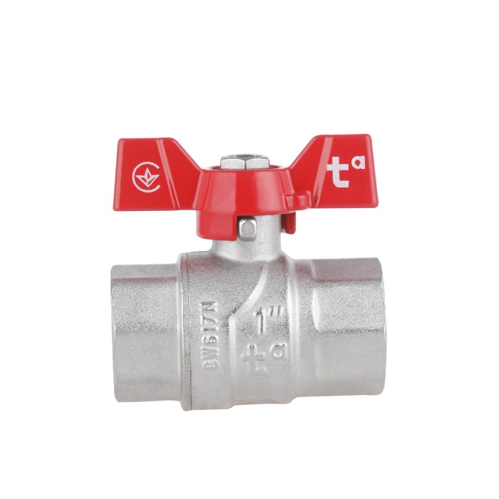 Кран кульовий Thermo Alliance Forte 1" ВР для води (метелик) SF602W25 Кран кульовий Thermo Alliance Forte 1" ВР для води (метелик) SF602W25