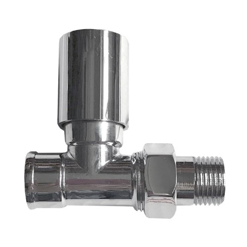 Кран вентильний прямий з американкою PROFESSIONAL 3/4″ CHROM Q-026 вент