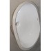 Раковина врізна під стільницю MIXXUS PREMIUM ELLIPSE-1701 570х385х205mm з переливом (MP6566)
