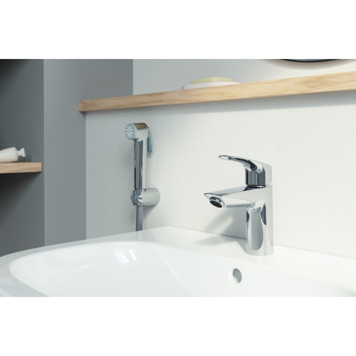 Змішувач для раковини з гігієнічним душем Grohe Eurosmart New (23124003) Змішувач для раковини з гігієнічним душем Grohe Eurosmart New (23124003)