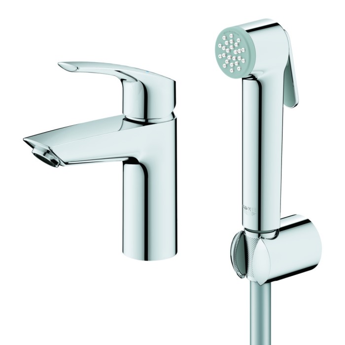 Змішувач для раковини з гігієнічним душем Grohe Eurosmart New (23124003) Змішувач для раковини з гігієнічним душем Grohe Eurosmart New (23124003)