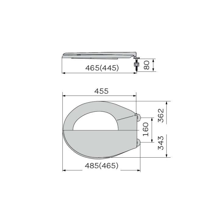 Сидіння унітазу з кришкою ZERIX TS-04 (ZX5583) Сидіння унітазу з кришкою ZERIX TS-04 (ZX5583)