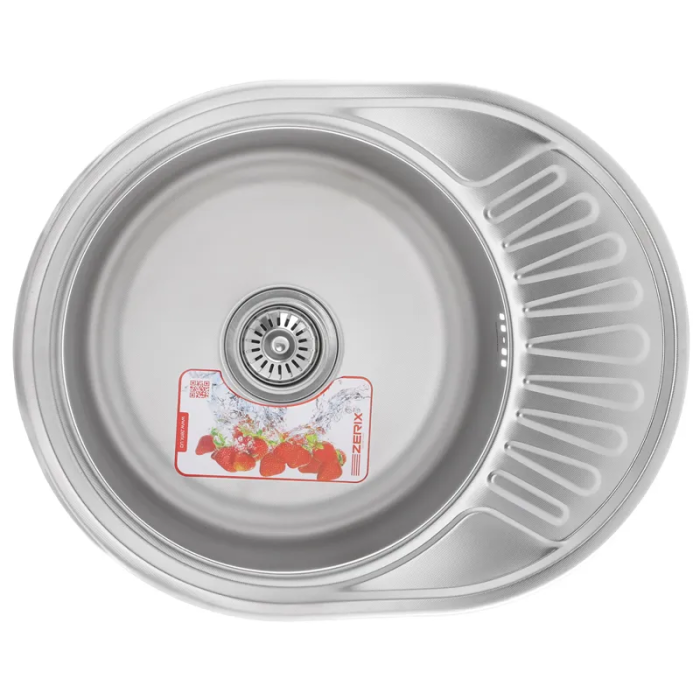 Мийка кухонна Zerix Z5745-06-180MD (micro decor) (ZS0563) Мийка кухонна Zerix Z5745-06-180MD (micro decor) (ZS0563)